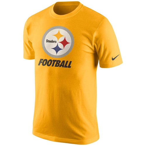 NFL Pittsburgh Steelers Nike Facility T-Shirt - Gold